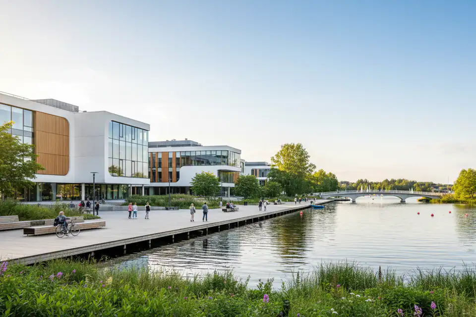 Oulu: cultura urbana y naturaleza en la costa del golfo de Botnia