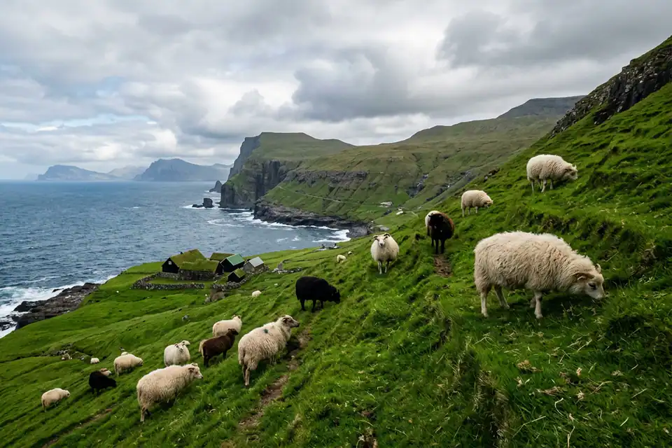 Cordero de pastoreo: paisaje y sabor de las Islas Feroe