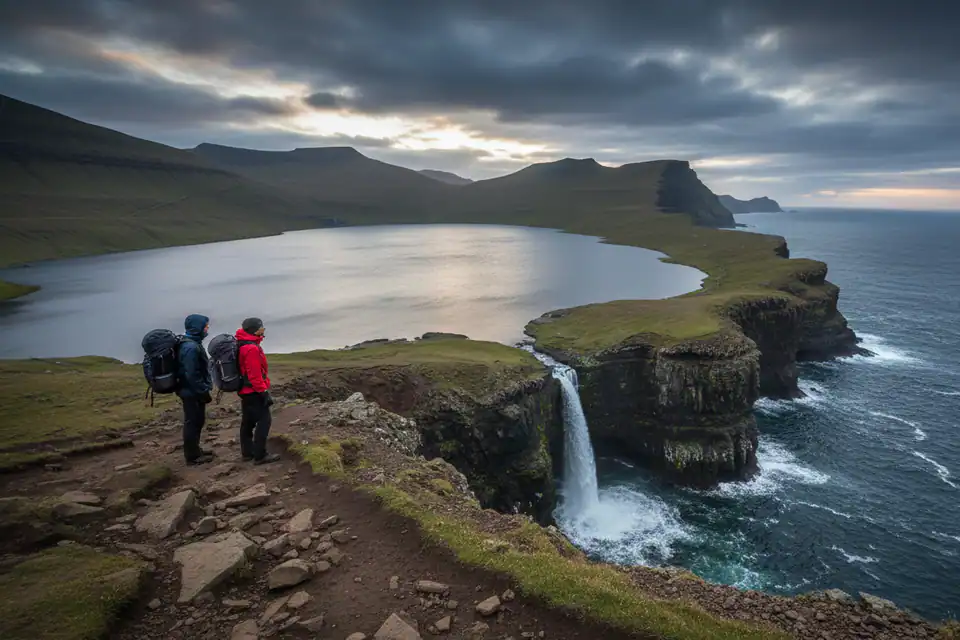 Sørvágsvatn o Leitisvatn: el lago que parece flotar sobre el Atlántico