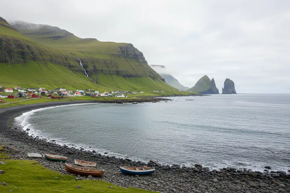Tjørnuvík: historia y paisaje al pie de las montañas
