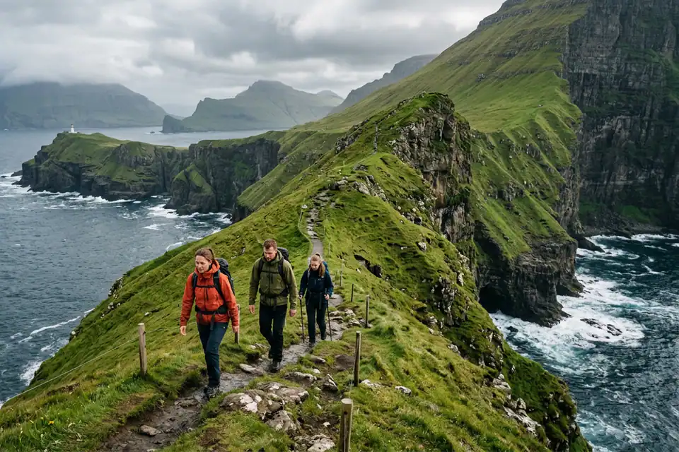 Viaje de senderismo de 6 días por las Islas Feroe