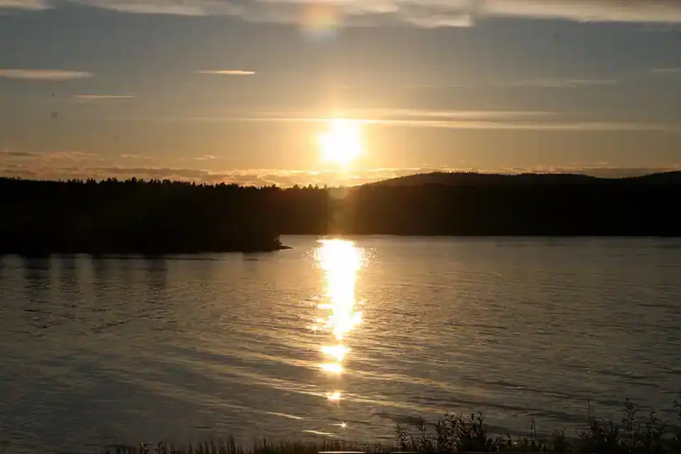 Laponia y el sol de medianoche